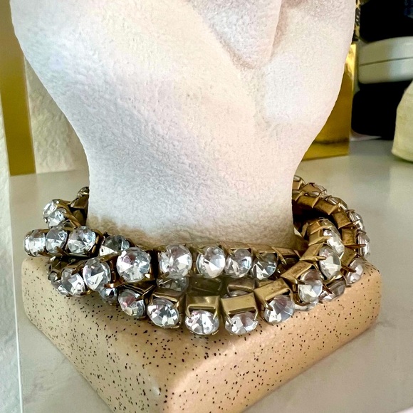 Multi Strand Rhinestone Bracelet - Picture 7 of 7